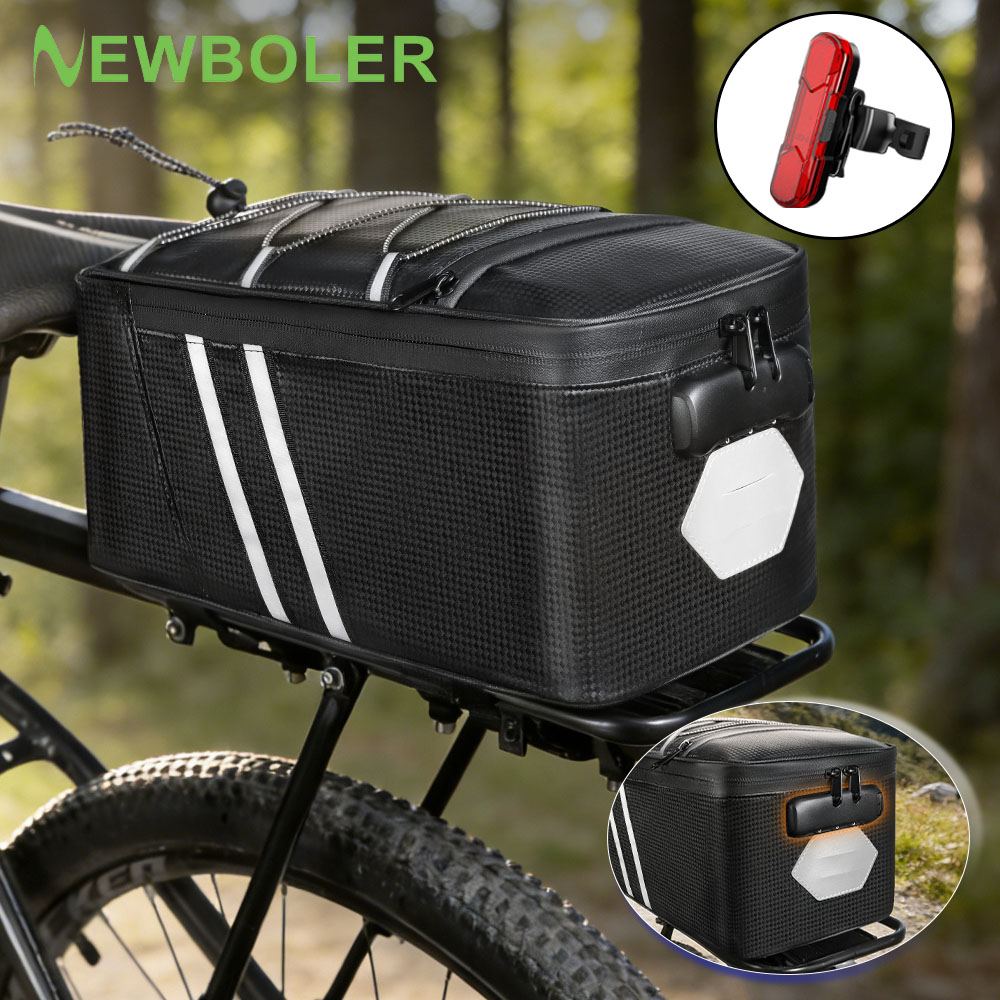 Panniers Waterproof Rear - Torba rowerowa na bagażnik z zamkiem