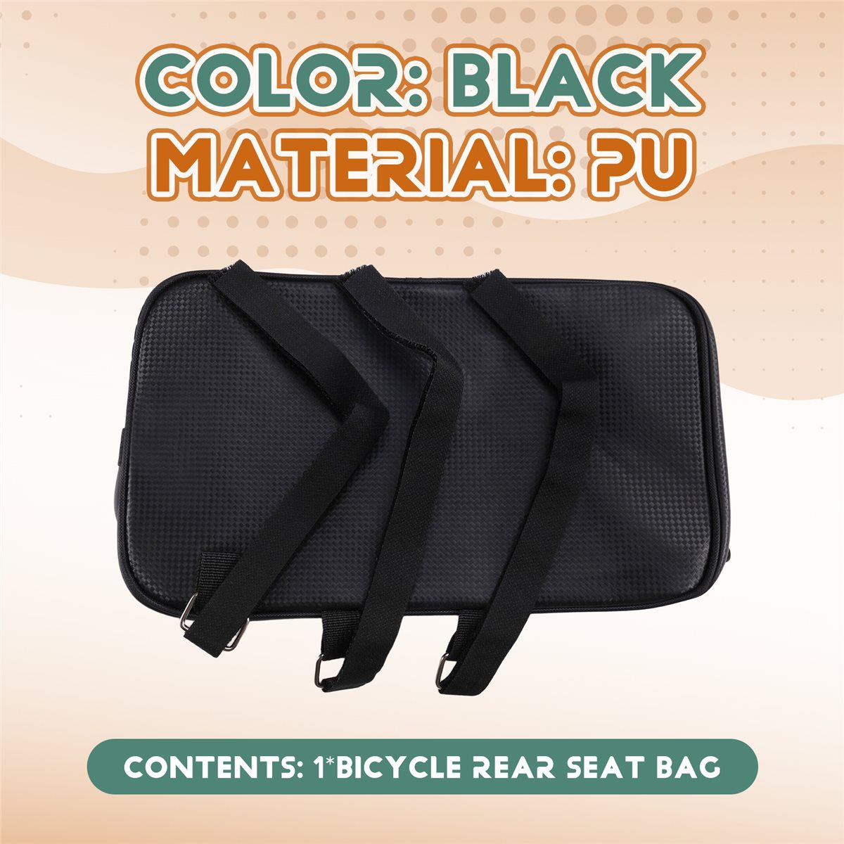 Panniers Waterproof Rear - Torba rowerowa na bagażnik AD10, wodoodporna