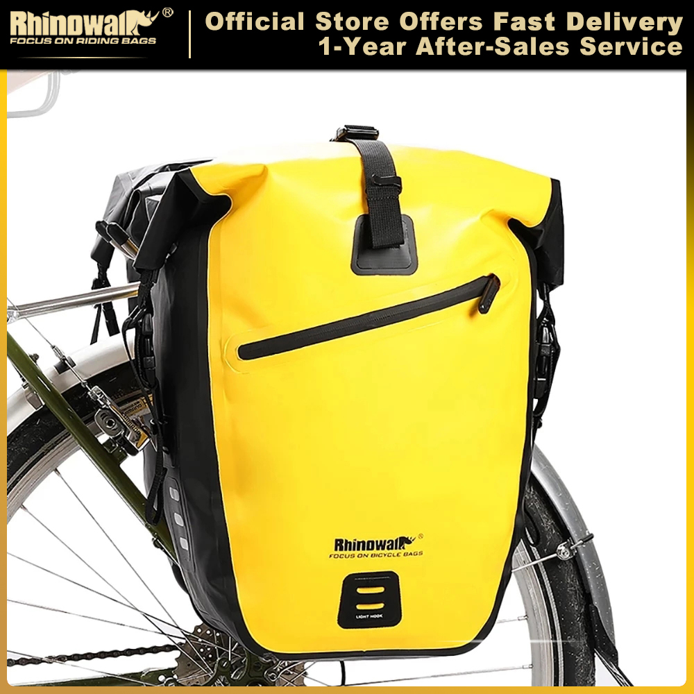 Panniers Waterproof Rear - Wodoodporna torba rowerowa Rhinowalk 20L/27L, torba