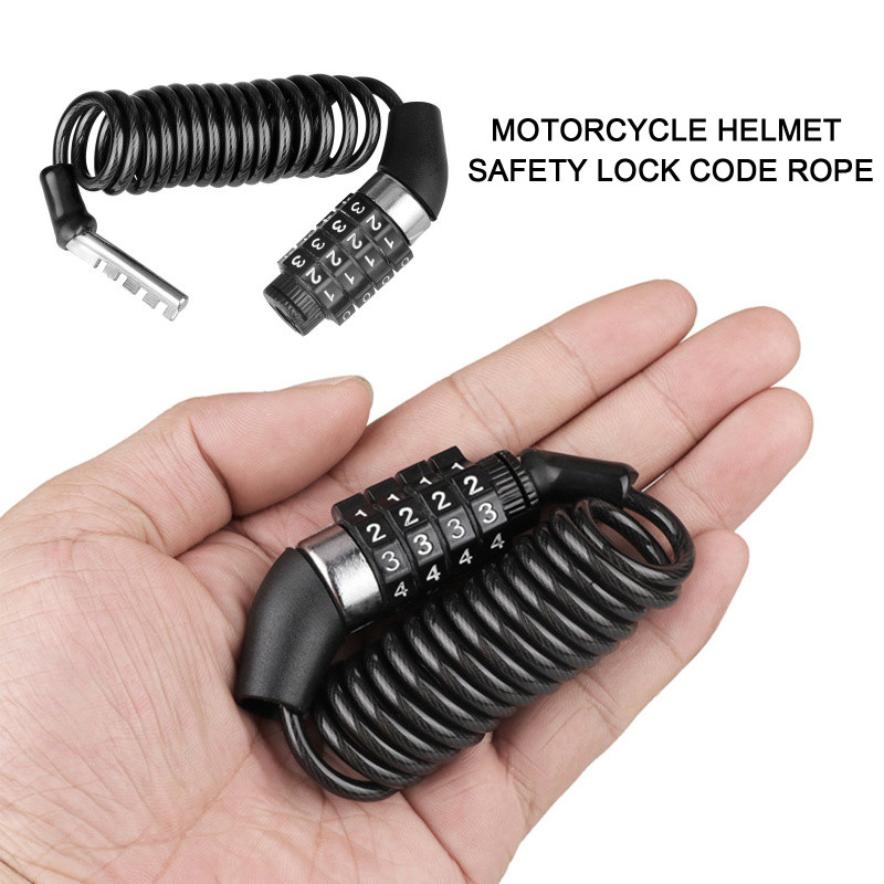 D1 Motocyklowy rowerowy zamek  – Chain Lock Combination recenzja i cena