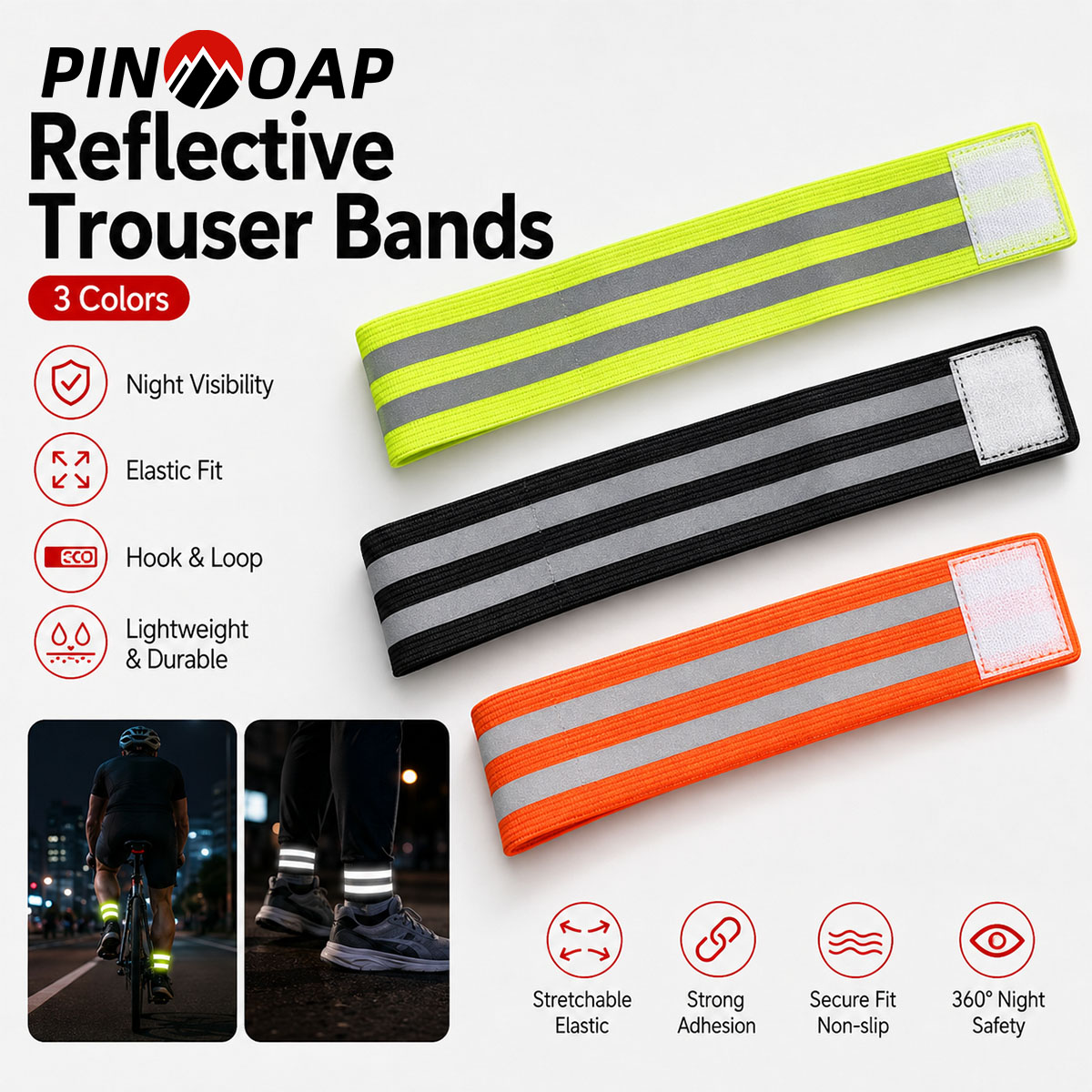 PINMOAP 1/2 SZT. Pasek do spod – Cycling Commute Pants recenzja i cena