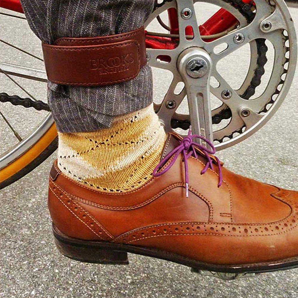 Pasek na nogę do roweru Brooks – Cycling Commute Pants recenzja i cena
